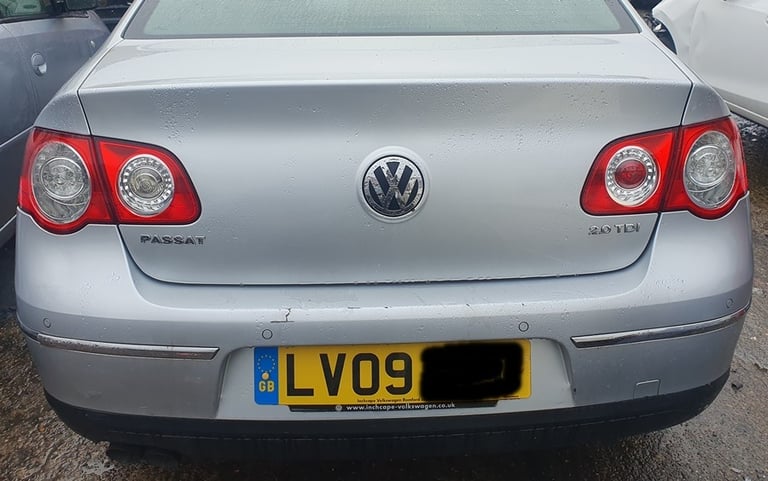 VW Passat B6 Rear Bumper Silver 2009