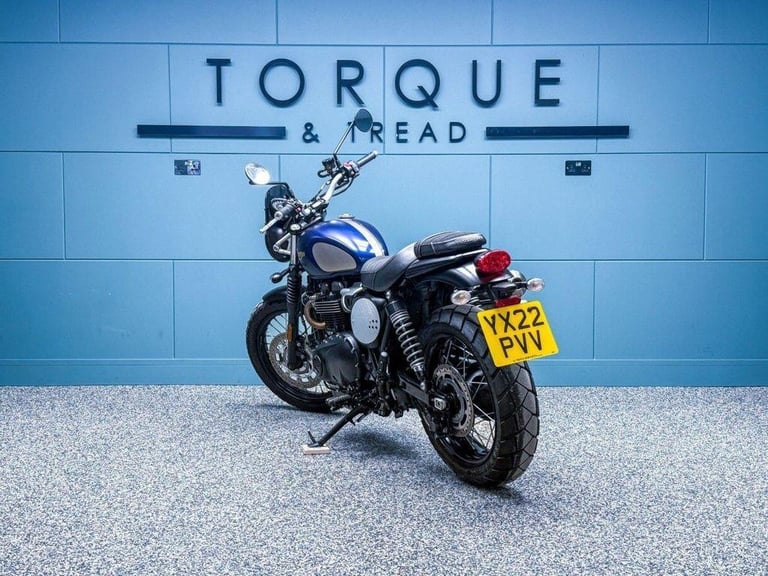 2022 TRIUMPH STREET SCRAMBLER 900 GOLD LINE LTD EDITION - LOW MILES - ONE OWNER