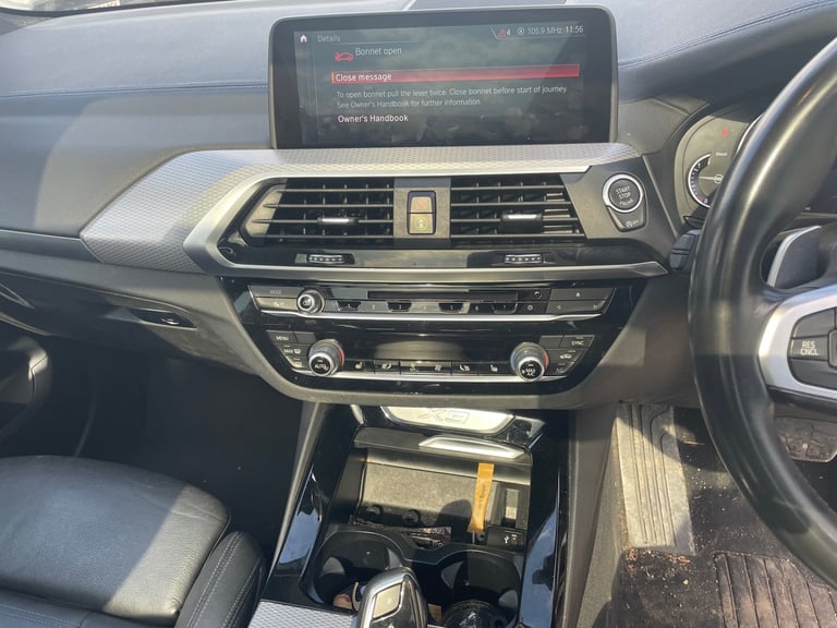 2019 BMW X3 XDRIVE 20D M SPORT 5dr STEP AUTO DIESEL DAMAGED SALVAGE