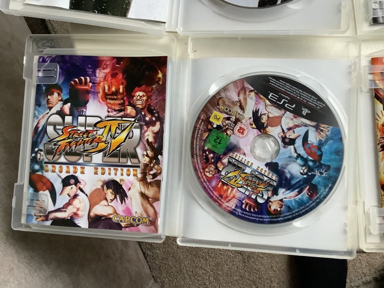 PS3 game x 4 and 1x Sega master system