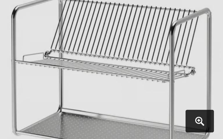 image for Dish rack silver stainless still 