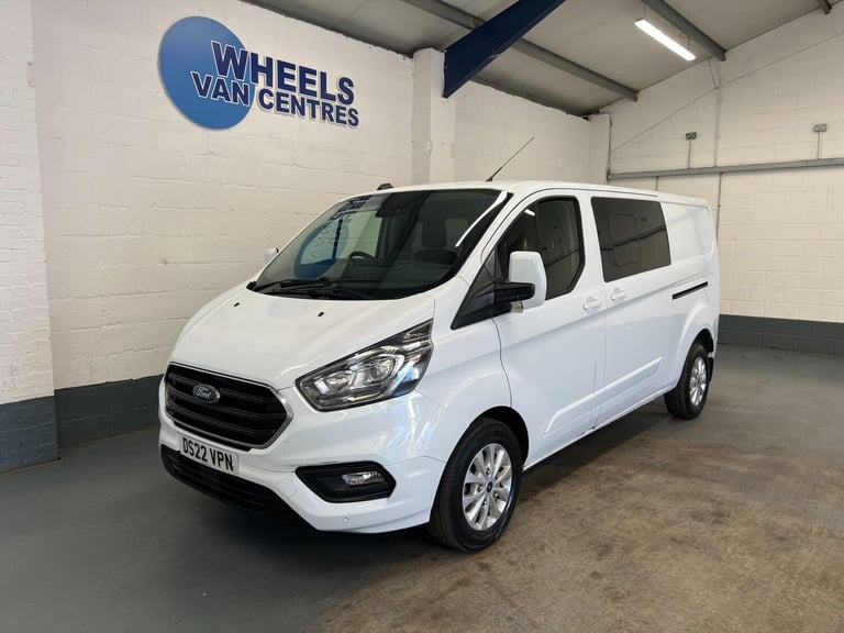 2022 Ford Transit Custom 2.0 320 EcoBlue Limited Crew Van L2 H1 Euro 6 (s/s) 5dr (6 Seat) Combi V...