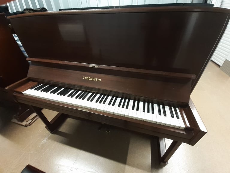 C Bechstein Model 9 upright piano Mahogany *adjustable stool + 1st fine tuning option*