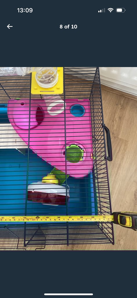 2 hamster cages with carrier 