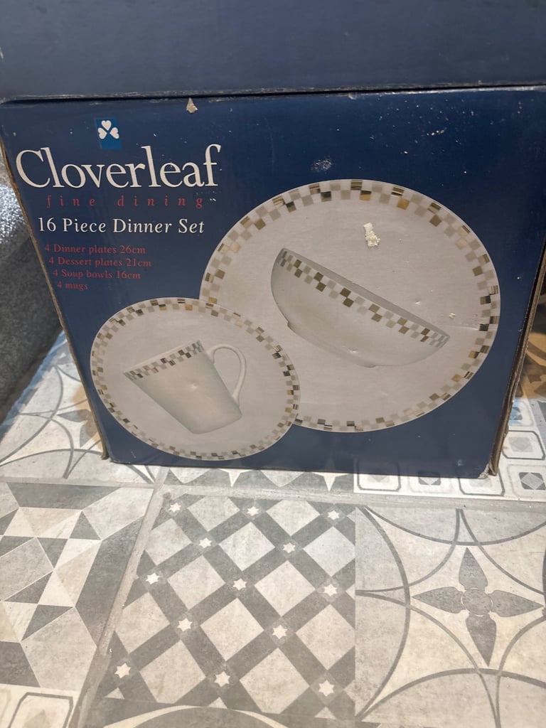 image for Unwanted. Brand new 8 piece china dinner service