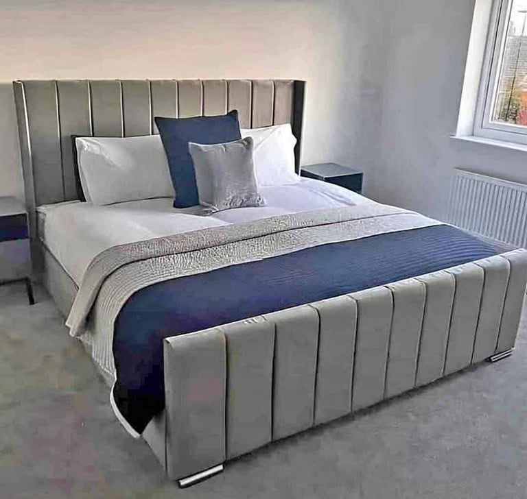 Super King Bed Tall Free Headboard & Bed Frame !! order Now 