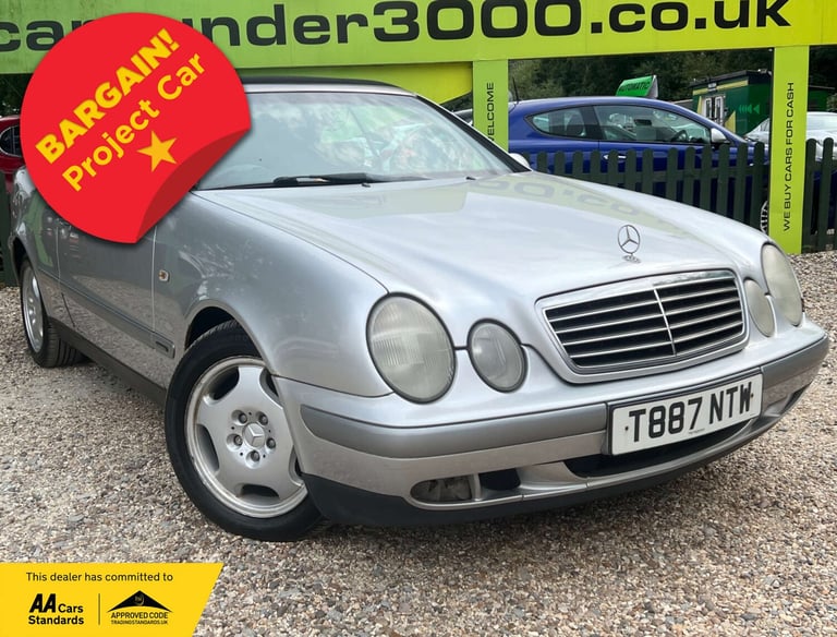 1999 Mercedes-Benz CLK 2.3 CLK 230 Elegance Kompressor Auto 2dr Convertible Petrol Automatic