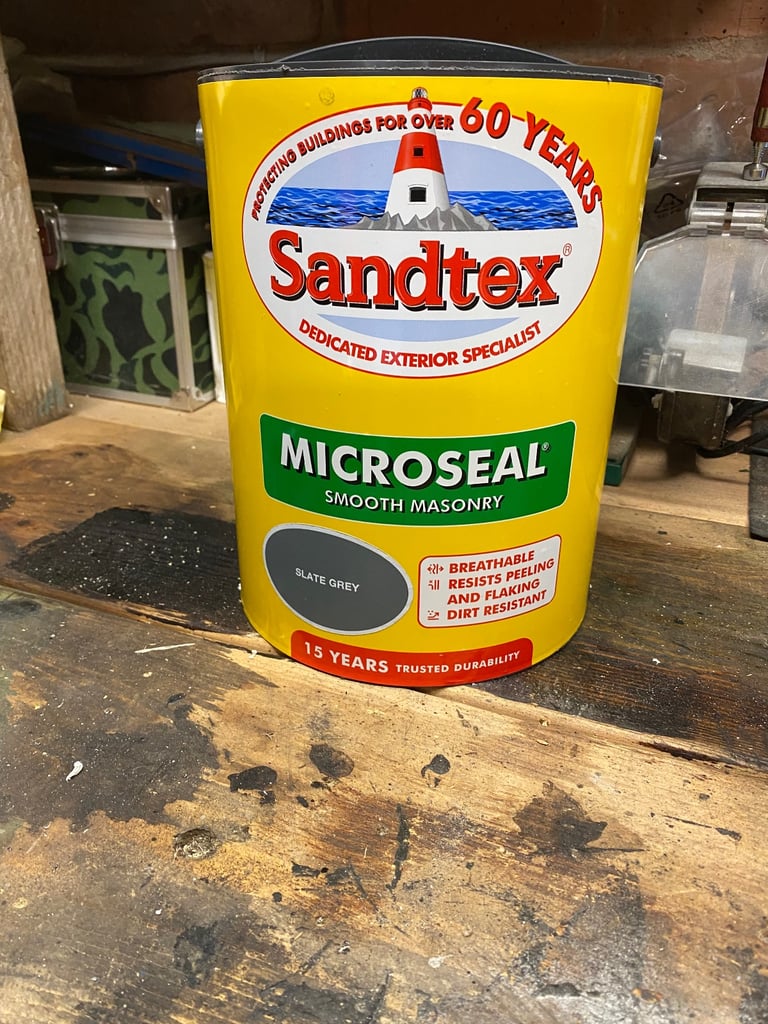 image for Slate grey sandtex masonry paint 