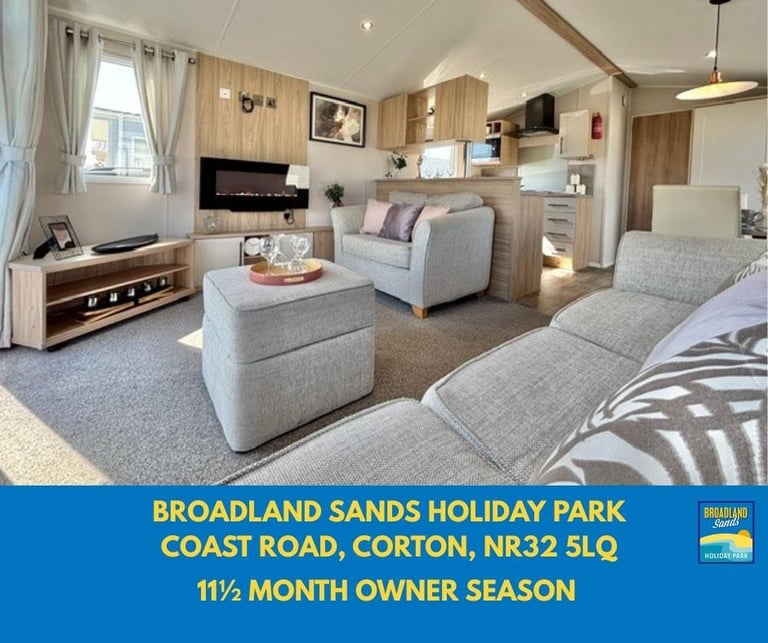 image for STATIC CARAVAN FOR SALE AT BROADLAND SANDS HOLIDAY PARK