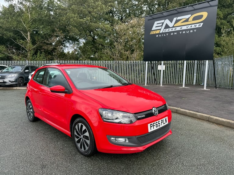 image for 2016 VOLKSWAGEN POLO TSI BLUEMOTION HATCHBACK RED PETROL ULEZ COMPLIANT
