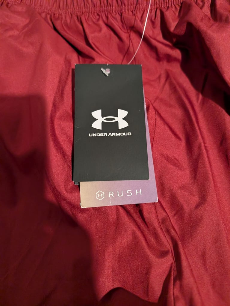 image for Unisex under armour Maroon UA Woven tracksuit bottoms 