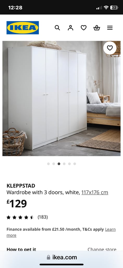 White IKEA Wardrobes 