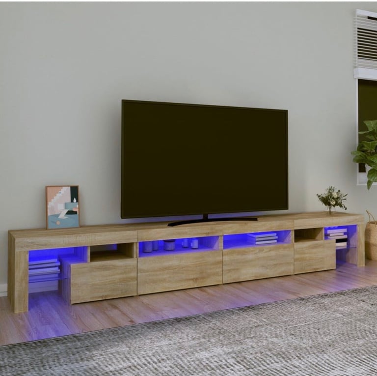 Brand New - Tv Cabinet 260cm Oak 