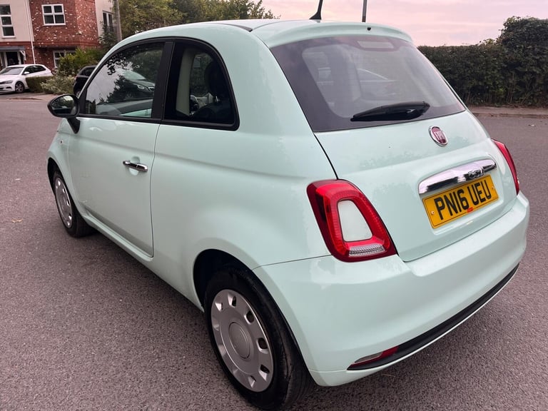 2016 Fiat 500 1.2 Pop Euro 6 (s/s) 3dr HATCHBACK Petrol Manual