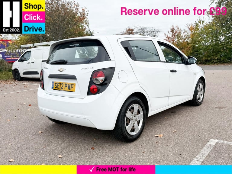 2012 Chevrolet Aveo 1.2 LS Hatchback 5dr Petrol Manual Euro 5 (s/s) (86 ps) HATCHBACK Petrol Manual
