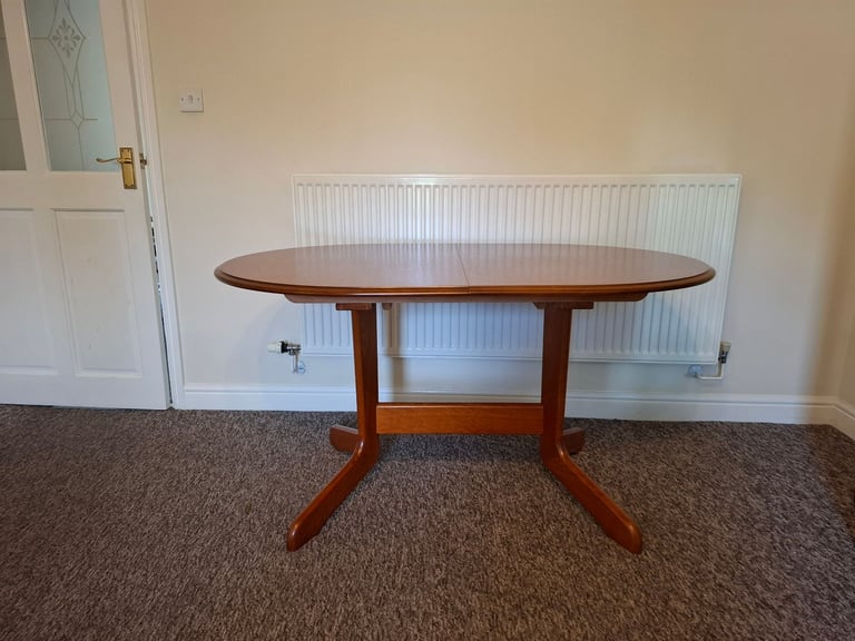 image for Expandable Mahagony Dining With Two Chairs