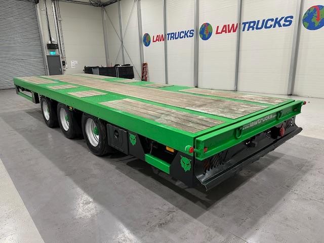 JPM Tri Axle Flatbed Drawbar Trailer