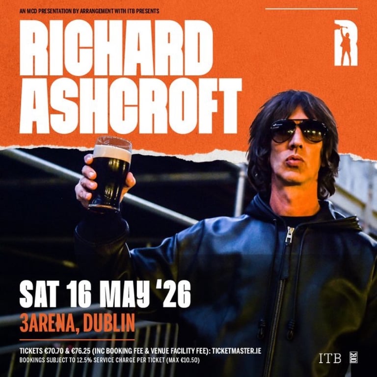 Richard Ashcroft Dublin Saturday 16th May Standing