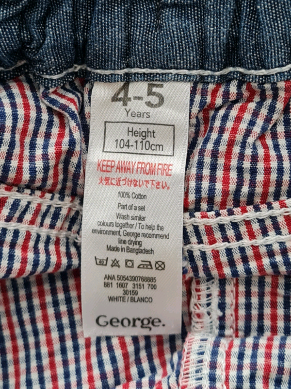 Boys checked Shorts