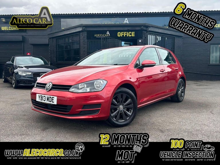 image for VOLKSWAGEN GOLF 1.4 TSI BlueMotion Tech SE Red Manual Petrol 2013