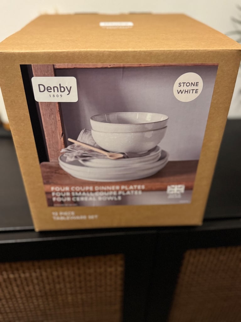 image for Denby dinner ware set.