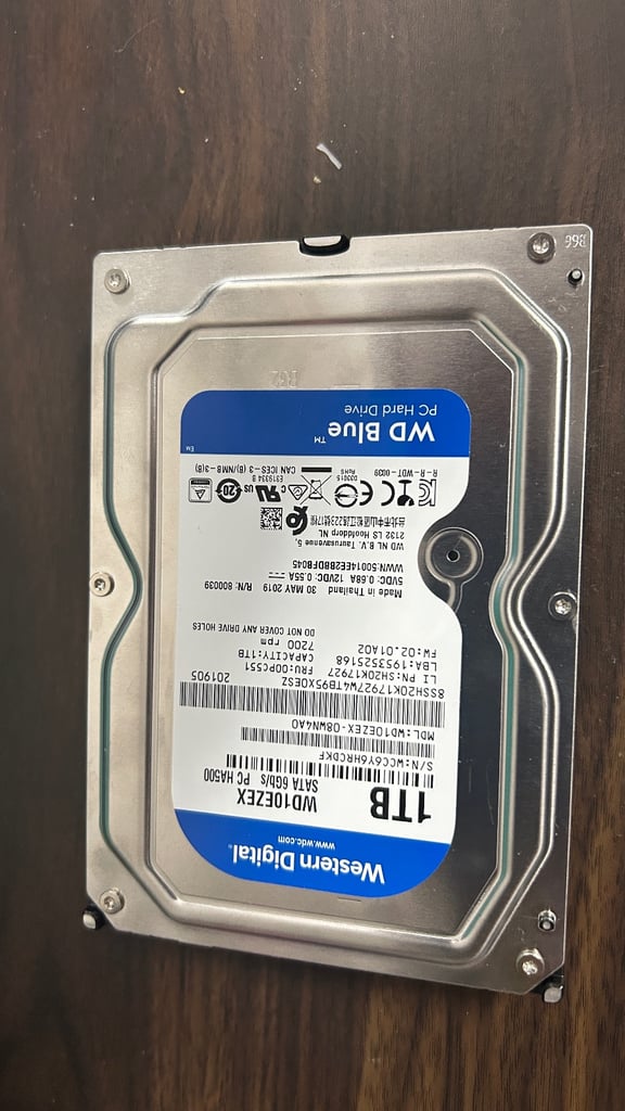1TB 3.5 inch hard disk 