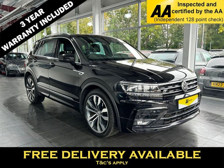 2018 Volkswagen Tiguan 2.0 TDI R-Line SUV 5dr Diesel DSG 4Motion Euro 6 (s/s) (150 ps) FULL VW S/...