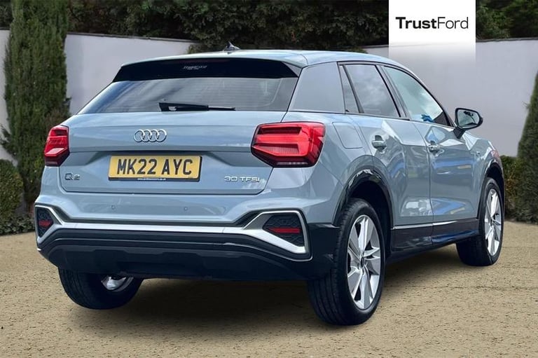 2022 Audi Q2 30 TFSI S Line 5dr, Virtual Cockpit, Audi Drive Select, Media Screen, Sat N Estate P...