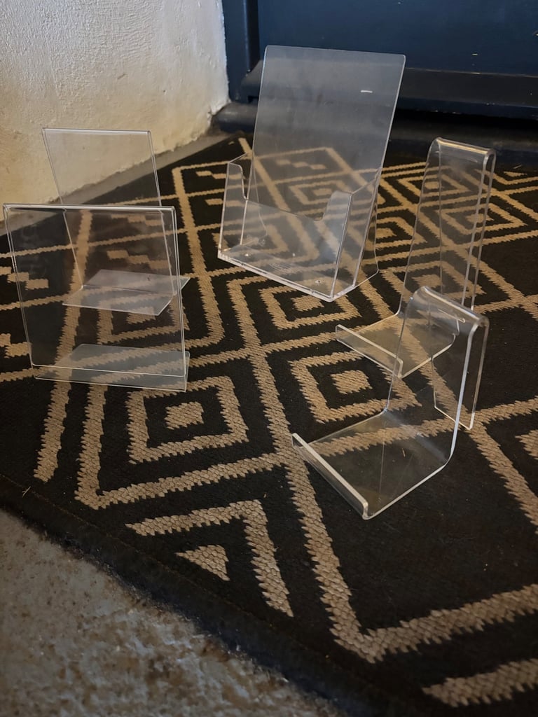 Acrylic shop retail POS display holders 