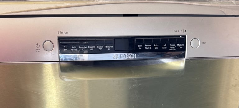 Bosch Silver dishwasher - used like new