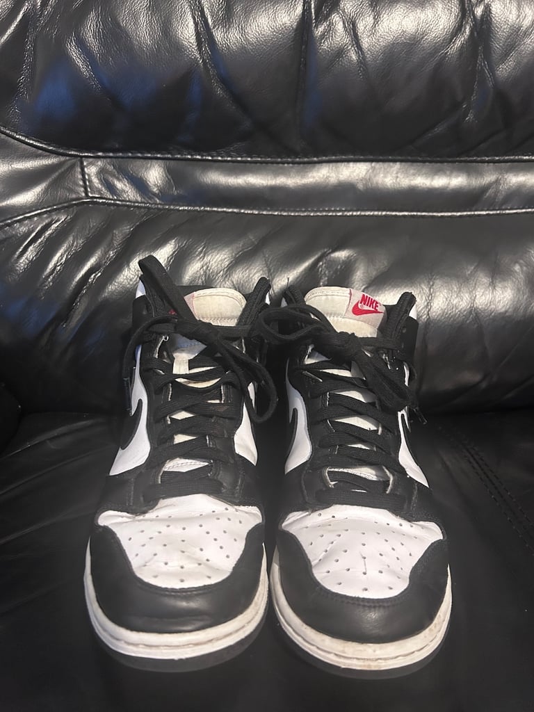 image for Nike air panda dunks hi tops