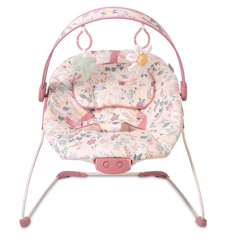 Red Kite Cozy Bounce Musical Baby Bouncer Rose and Ivy 0+ Months