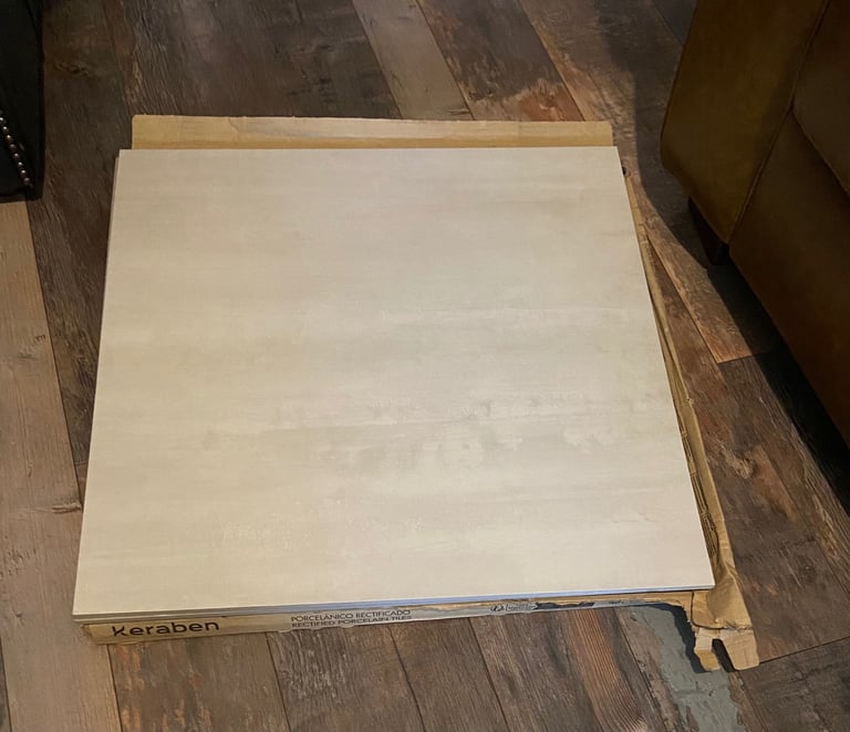 Ceramic floor tiles 