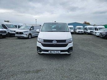 2024 ON 74 PLATE VOLKSWAGEN TRANSPORTER T32 HIGHLINE 150BHP 2000CC CREW VAN ULEZ