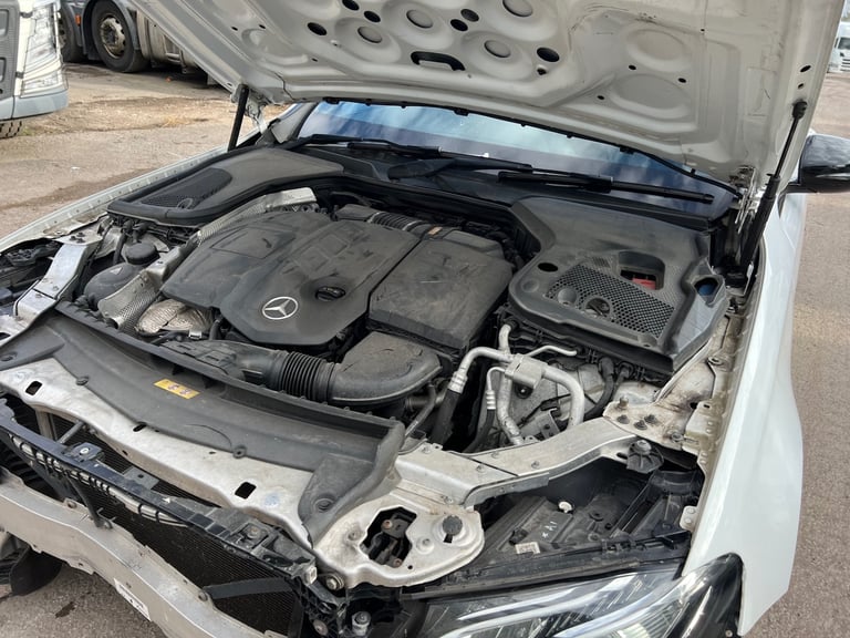 2018 MERCEDES BENZ E CLASS AMG LINE 2.0 DIESEL WHITE AUTO DAMAGED SALVAGE CAT N 