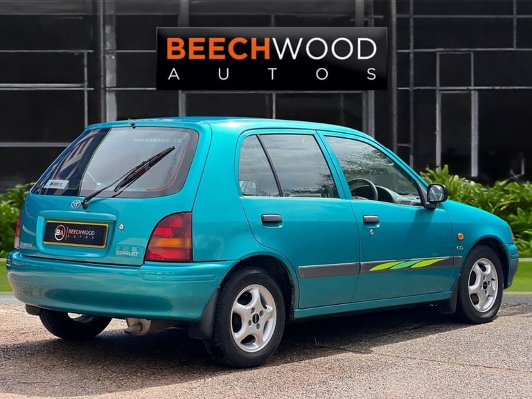 1996 Toyota Starlet 1.3 CD Hatchback 5dr Petrol Automatic (188 g/km, 74 bhp) Hatchback Petrol Aut...