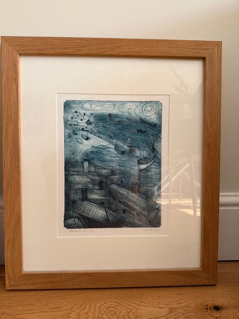Ian E Dunlop, signed prints, St Ives, 