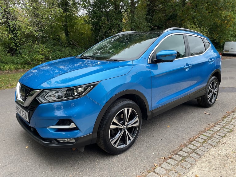 2017 Nissan Qashqai 1.2DiG-T N-Connecta 5 Door Petrol Suv In Blue - Euro 6 HATCHBACK Petrol Manual