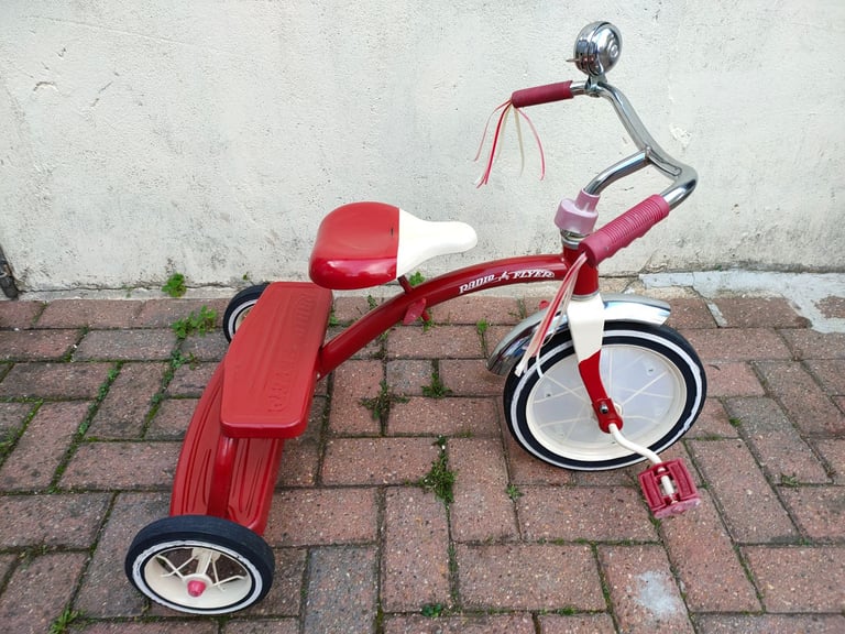 image for Radio Flyer Classic Red Dual Deck Tricycle - Ages 2 to 5