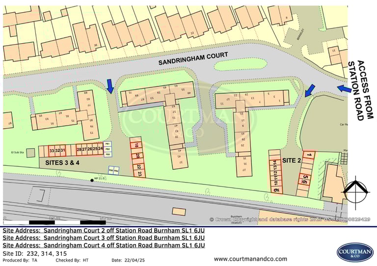 Parking Bay to rent: Sandringham Court off Station Road, Slough SL1 6JU
