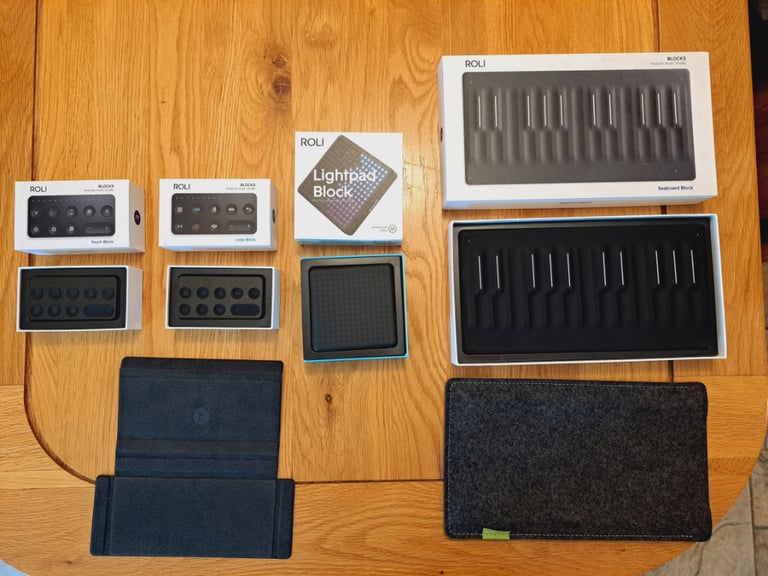 Roli Seaboard, Touch, Loop and Lightpad Blocks
