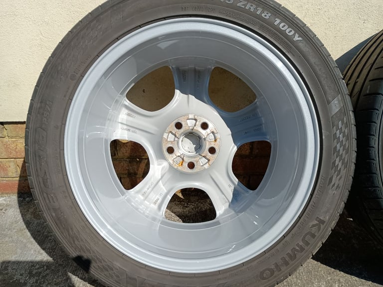 18" Ford Alloys 5x108 Wheels Immaculate Jaguar Volvo