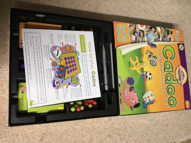 4 x Board Games - Cadoo , Speechless , Trivial Pursuits ,Quotations 