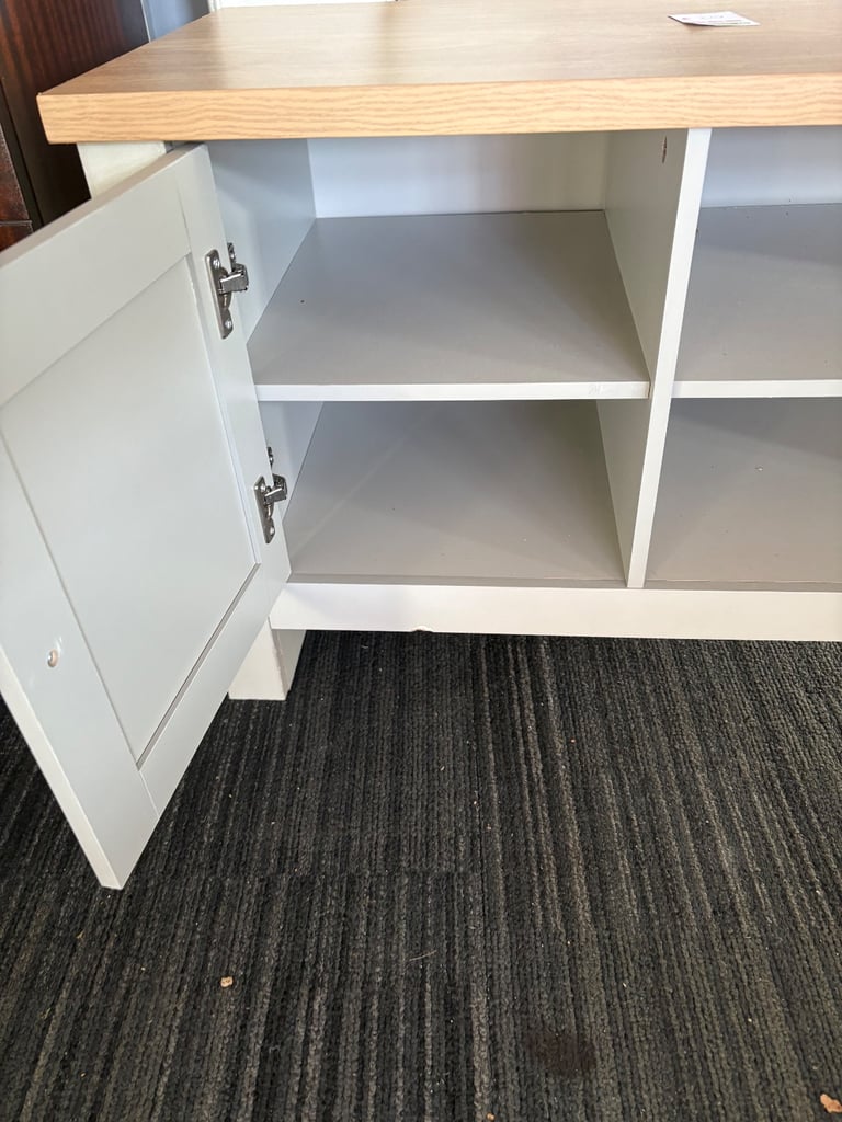 Grey TV stand