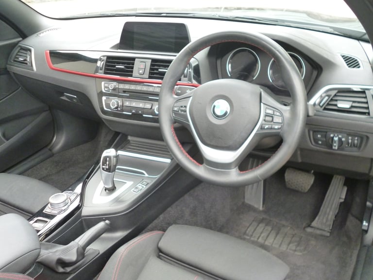 BMW 218i Sport AUTO Convertible 2019 Black 46000 miles one owner FSH Superb 