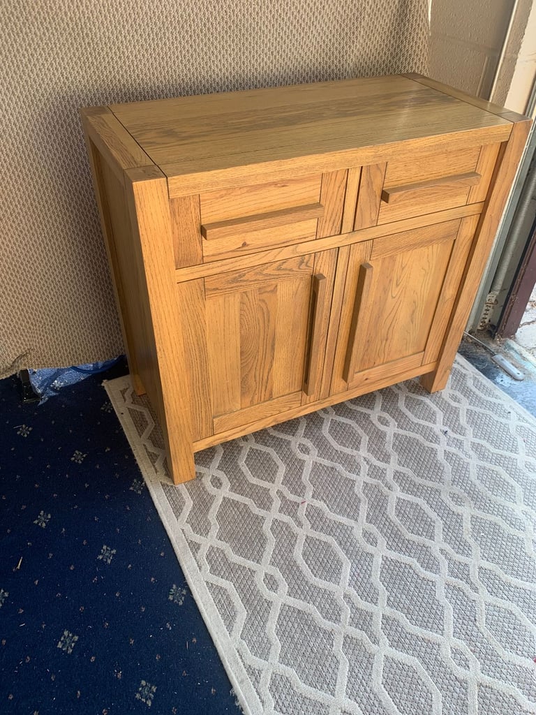 Solid Oak sideboard can deliver locally