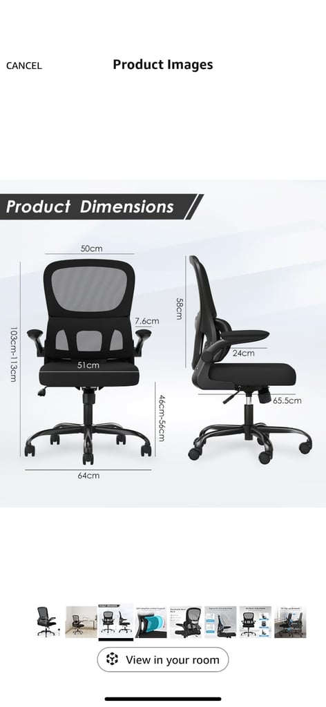 Electric adjustable desk and ergonomic chair