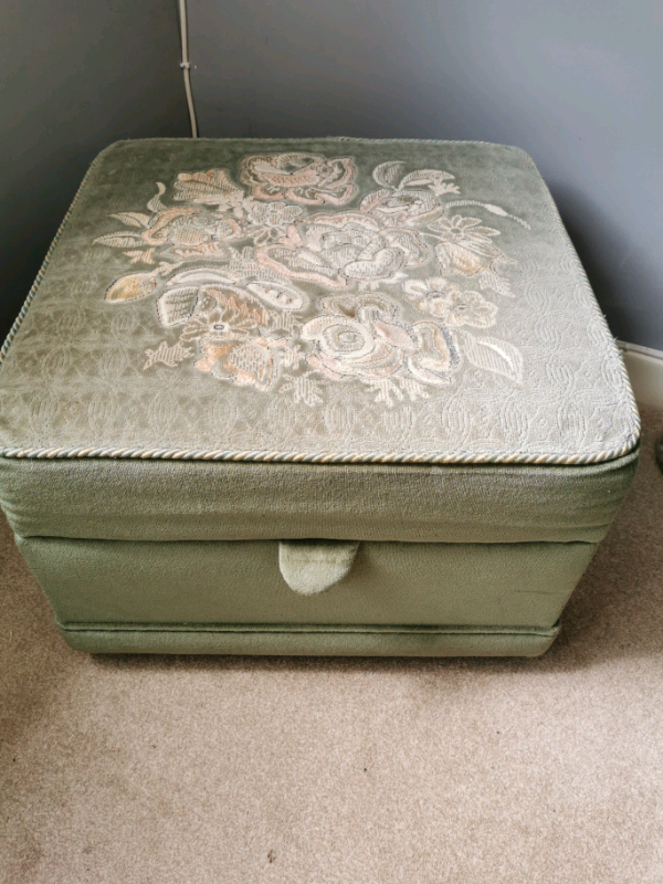 FREE TO COLLECTER - POUFFE WITH STORAGE UNDER 