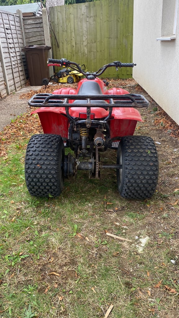 2 stroke 100cc quad runs well very fast
