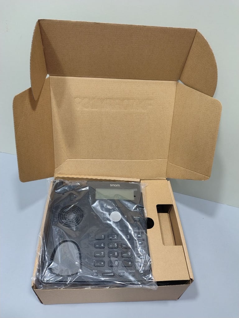 Snom VoIP SIP telephones - three types plus extension panel